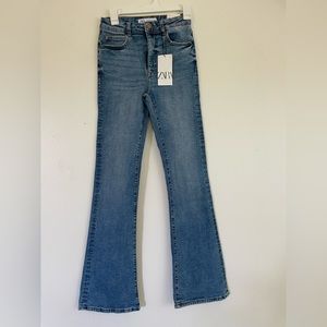 Zara flare bottom jeans